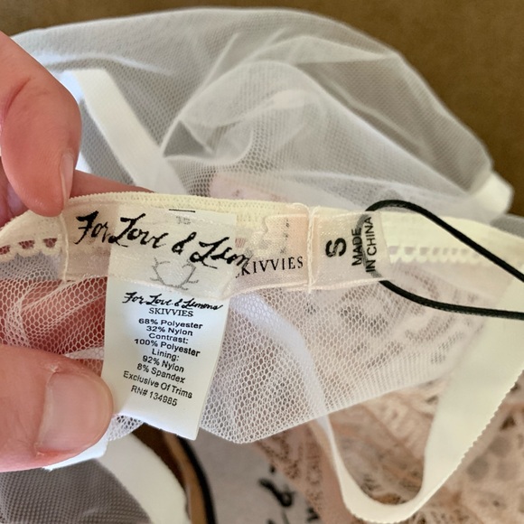 NWT For Love and Lemons Skivvies Lingerie Set - Picture 5 of 10